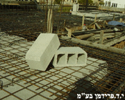 בלוק בטון באתר בניה