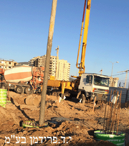 יצקיה לתוך ראש כלונס